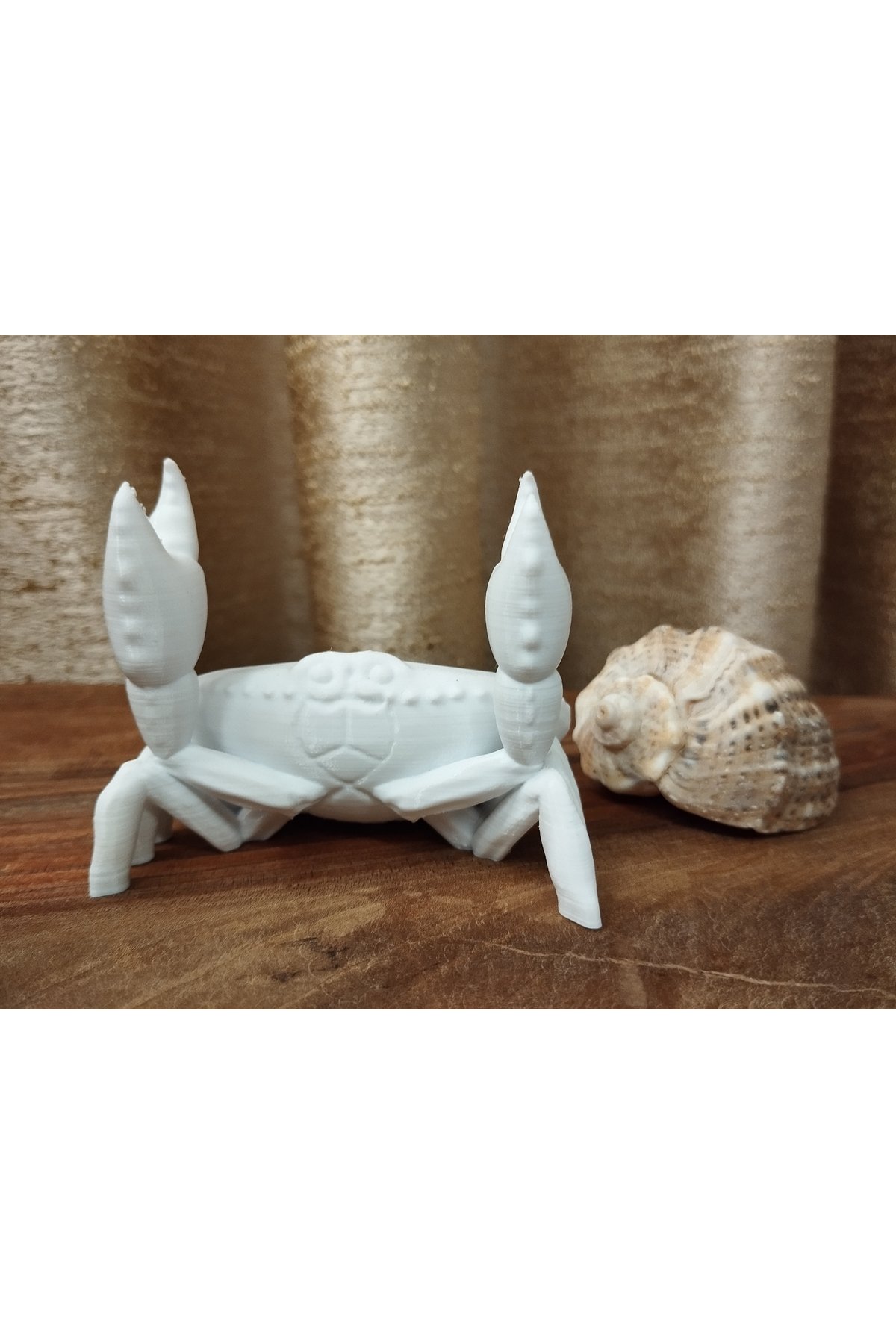 Dekoratif Sevimli Yengeç Kalem ve Diş Fırçası Tutucu - Görsel 2