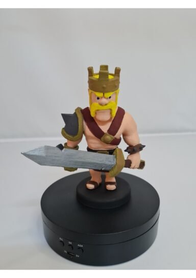 PT3D000013-Barbar Kral(CLASH OF CLANS) Figürü (14 CM)