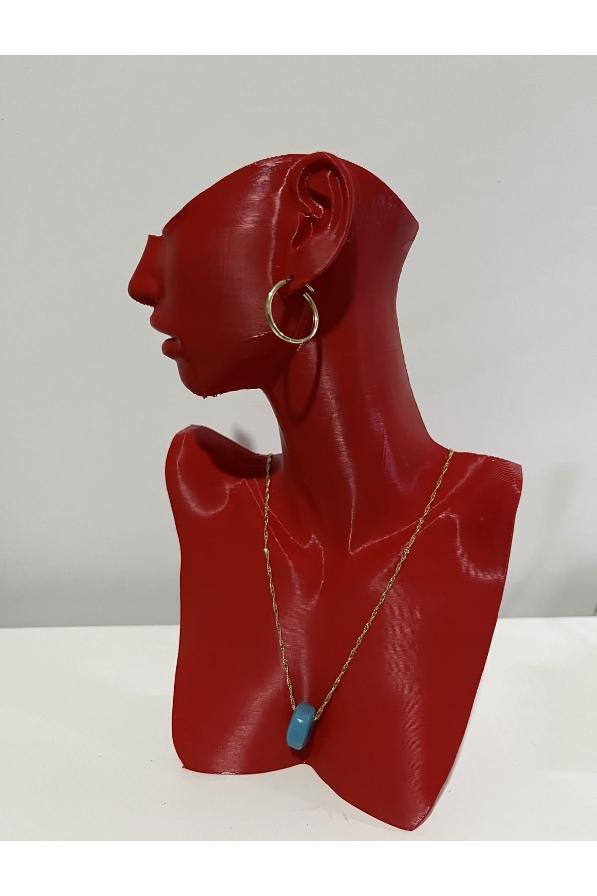 Altın ve Gümüş Kolye Küpe Takı Standı Mağazalara ve Evlere Özel - Görsel 2