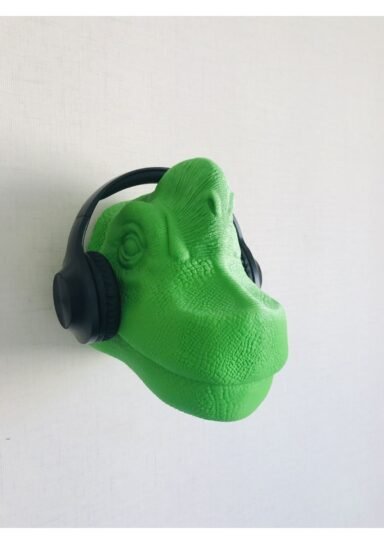 DİNAZORDUVAR2-Kulaklık Standı Dinazor Duvara Monte - Kulaklık Tutucu