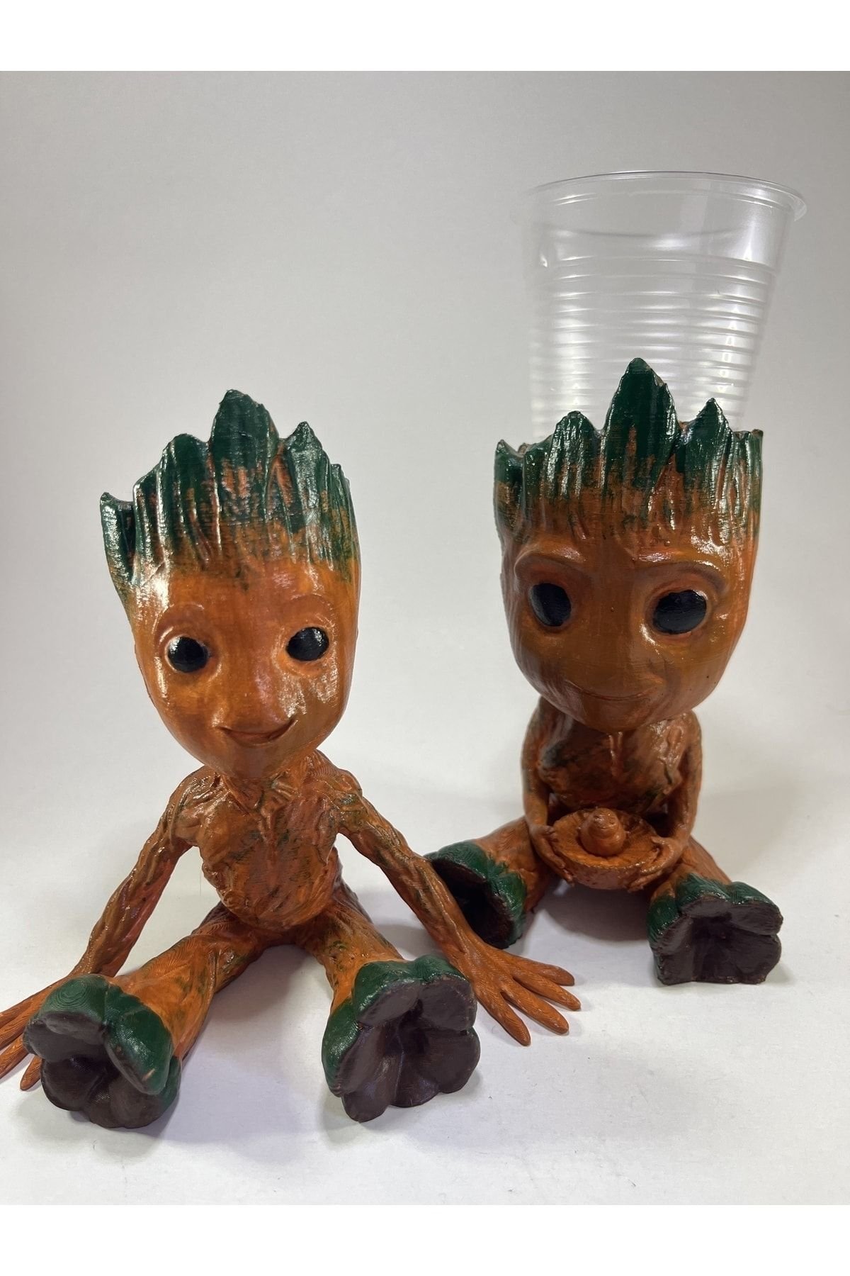 Baby groot grut 2 adet dev boy süpriz oyuncak figürlik - Görsel 2
