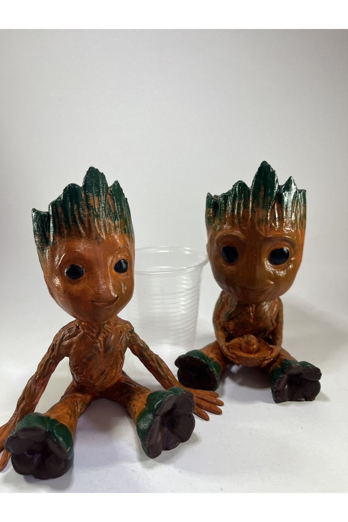 Baby groot grut 2 adet dev boy süpriz oyuncak figürlik - Görsel 4