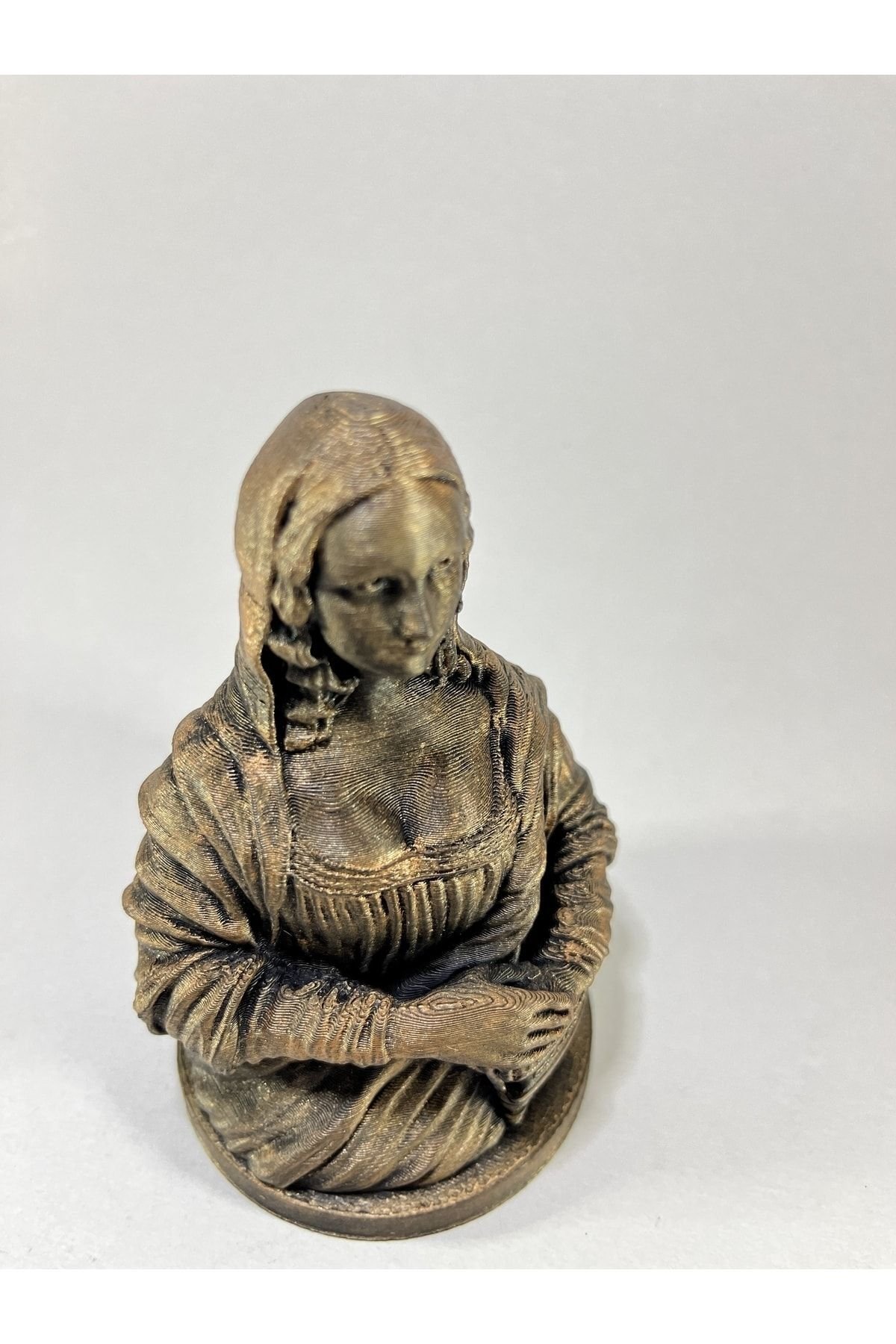 asdfg1233456678-Mona lisa büst figür obje leonardo vinci premium ürün bronz 10x7 cm