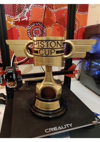 TRNSHDYDHFKF-Piston Cup Piston Kupası Cars Arabalar 25 CM BOY