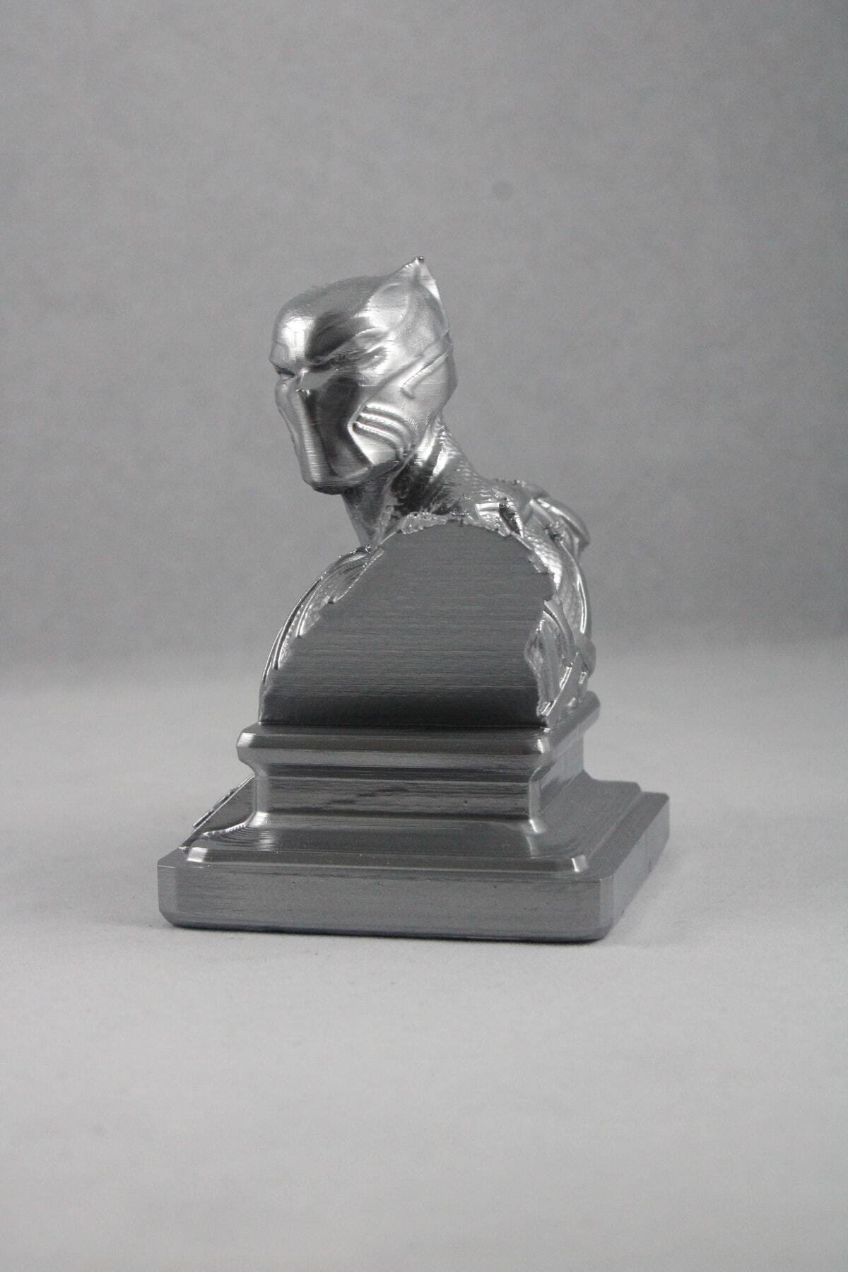 BLACKPANTER10-Black Panther Büst Figür 10 cm