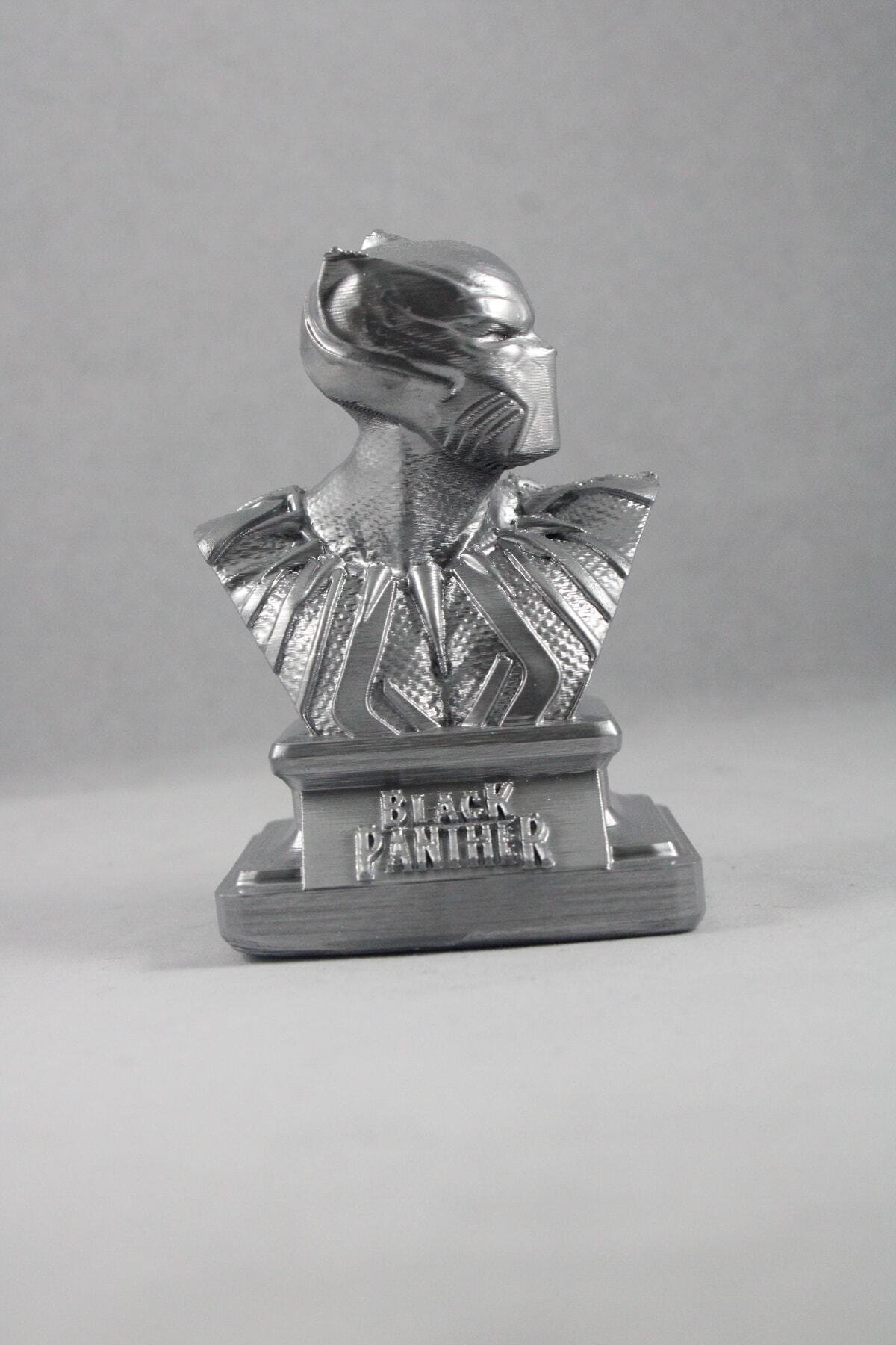 Black Panther Büst Figür 10 cm - Görsel 3