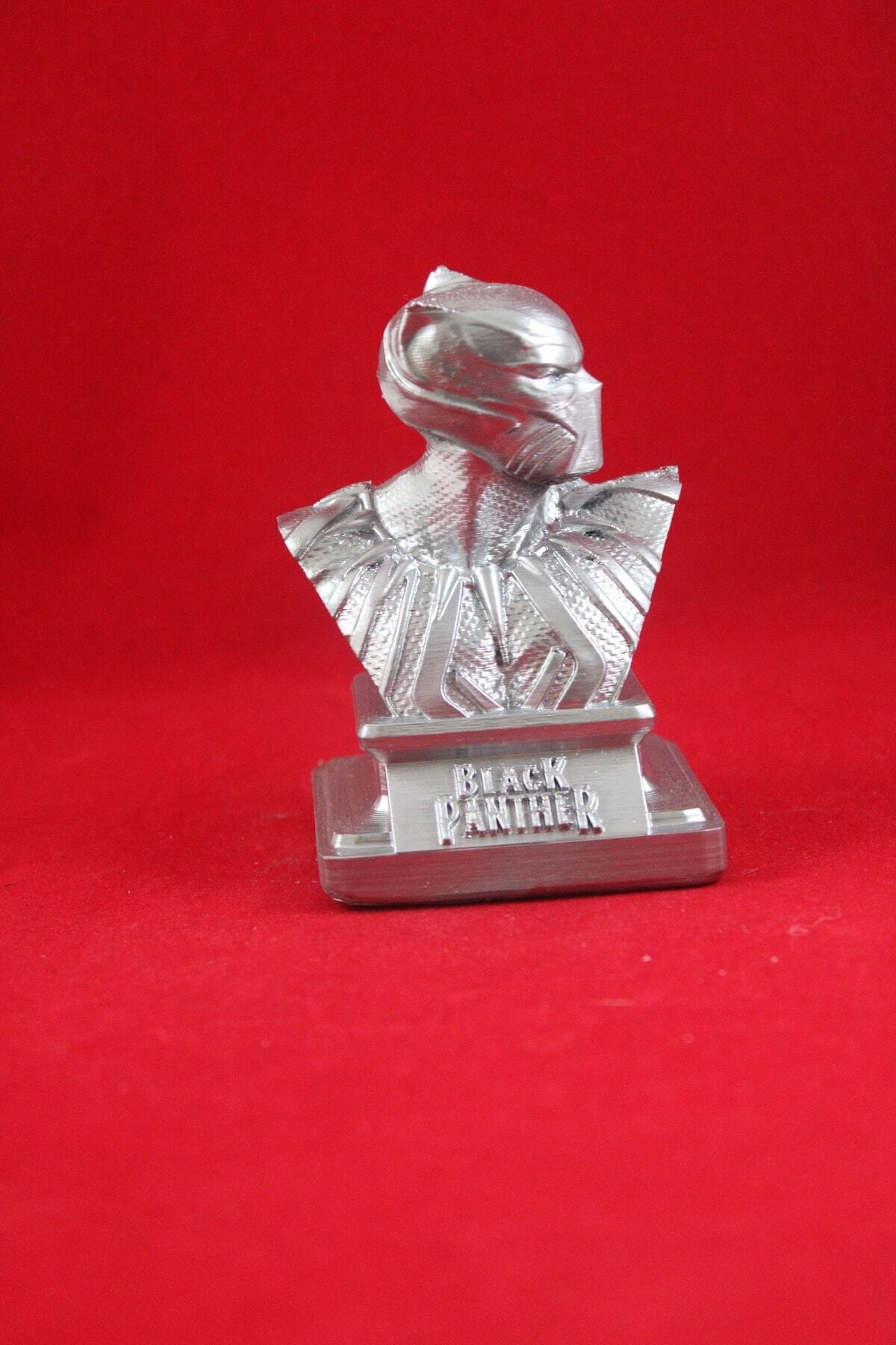 Black Panther Büst Figür 10 cm - Görsel 4