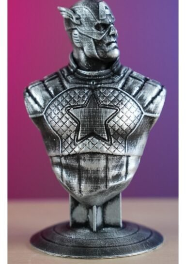 YSPCRFT1053250311-Captain America - Kaptan Amerika Boyalı Figür / Büst - Biblo 13 cm