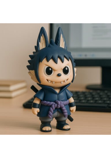 KSN7209WHXNS-Labubu Uchiha Sasuke Figür | Labubu Uchiha Sasuke Figure