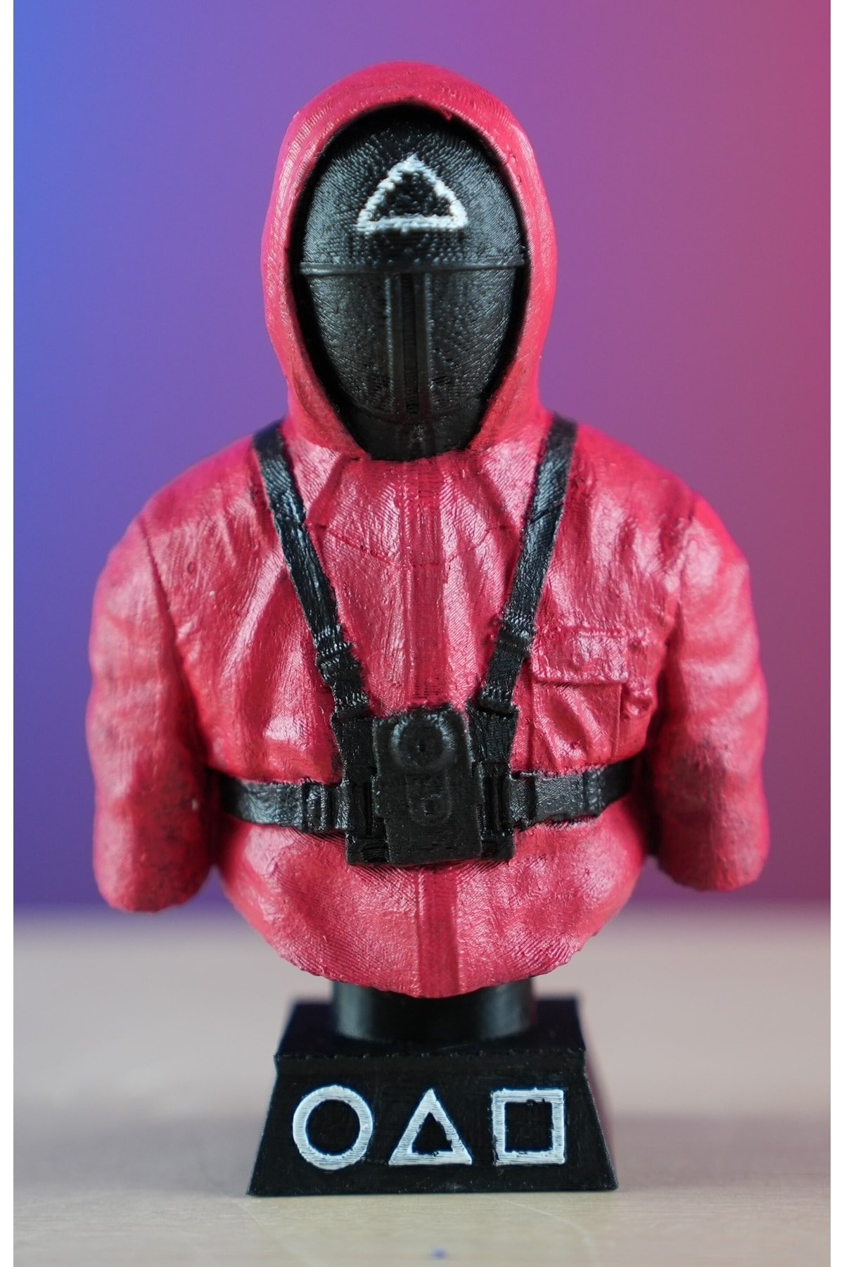 YSPCRFT1053250290-Squid Game Boyalı Büst Figür / Büst - Biblo 13 Cm