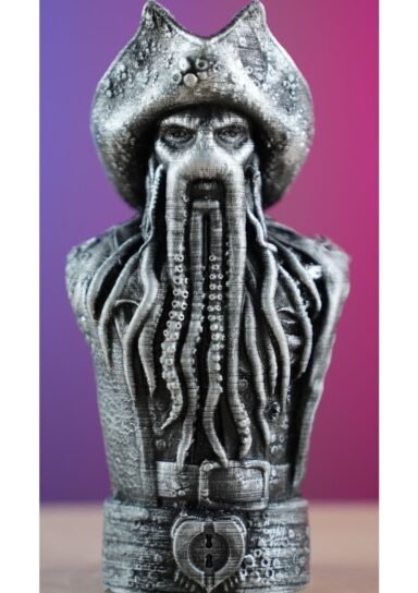 YSPCRFT1053250281-Karayip Korsanları Davy Jones Figür Büst / Figür 17 Cm