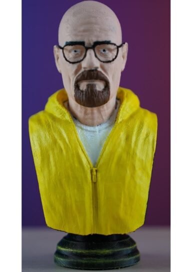 YSPCRFT1053250283-Walter White Breaking Bad Boyalı Büst / Figürü 15 Cm