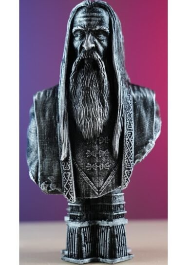 YSPCRFT1053250276-Yüzüklerin Efendisi Saruman Figür / Büst Lotr 13 Cm