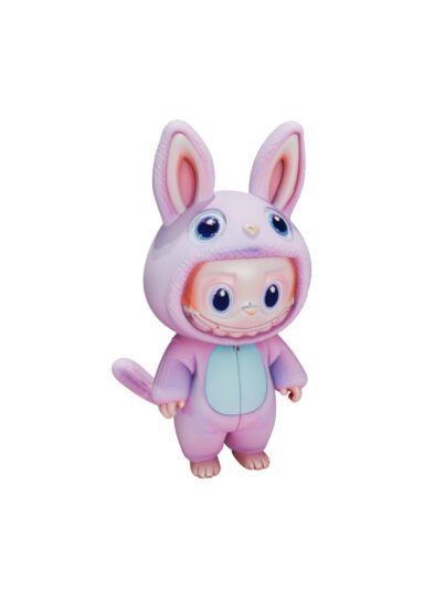 KNX8291HWJSB-Labubu Tavşan Kostüm Figür | Labubu Bunny Costume Figure