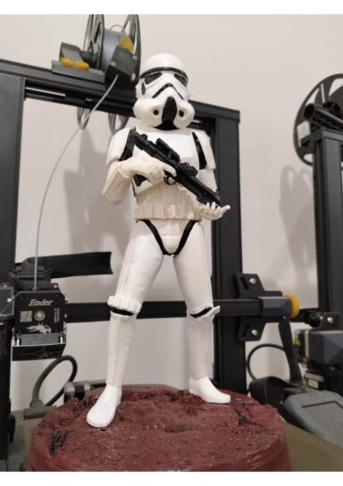 TRNSYCSSSSC2100-Stormtrooper Aksiyon Star Wars Boyalı Figür 25 Cm (dev Boy)