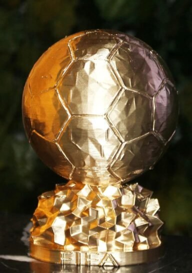 BALONDRDUNYA101-Fıfa Ballon D'or Veya Dünya Kupası Maketi 18 Cm Gold Kaplama Model oyuncak figürlik
