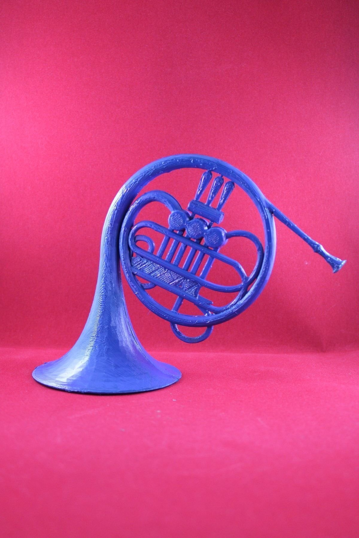 Hımym Mavi Fransız Kornosu Biblo Büst Figür 16 Cm - Görsel 2