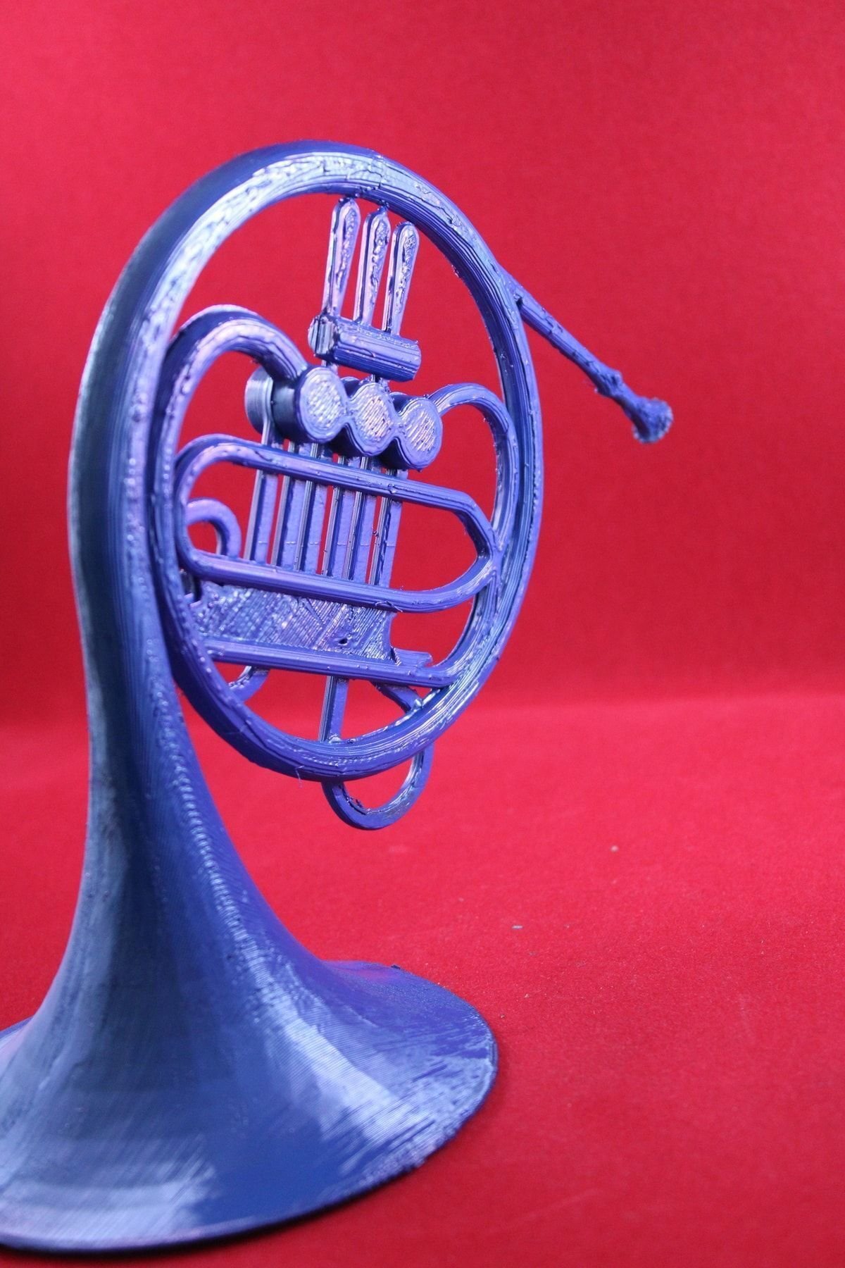 Hımym Mavi Fransız Kornosu Biblo Büst Figür 16 Cm - Görsel 4