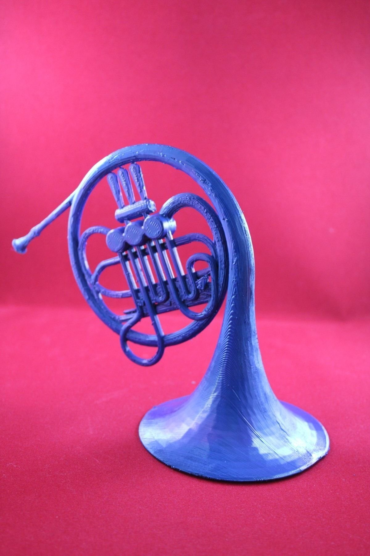 Hımym Mavi Fransız Kornosu Biblo Büst Figür 16 Cm - Görsel 5