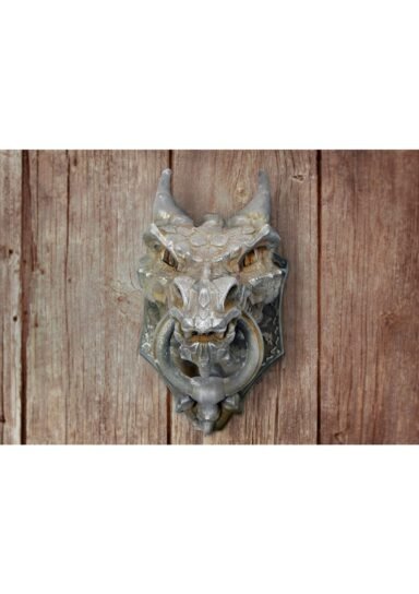 TRNSY0000SPM14ML-Ejderha Başlı Kapı Tokmağı 22 Cm