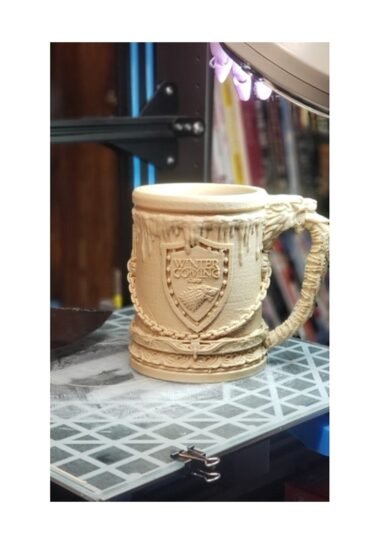 TRNSYCSKPBRGK2-Game Of Thrones Stark Hanedanı Kupa Bardak 16cm Çap (dev Boy)