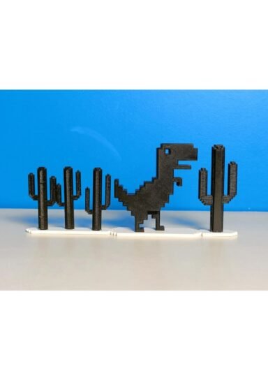 TRNSYCHS116993-Chrome Dino Figür