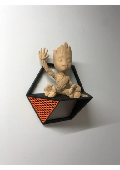 TRNSYCHSP1-Balpeteği Dekoratif Duvar Rafı (1 Adet)