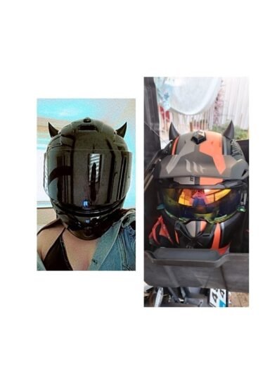 TRNSYCHS2SS-Kask Boynuzu Kask Aksesuarı Sağ Sol Takım (1. SINIF ÜRÜN)