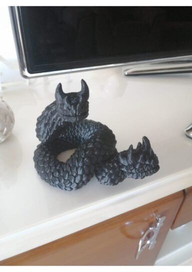 TRNSYHSJ292XX-Amphisbaena Lizard Çift Başlı Yılan Figür 10 Cm