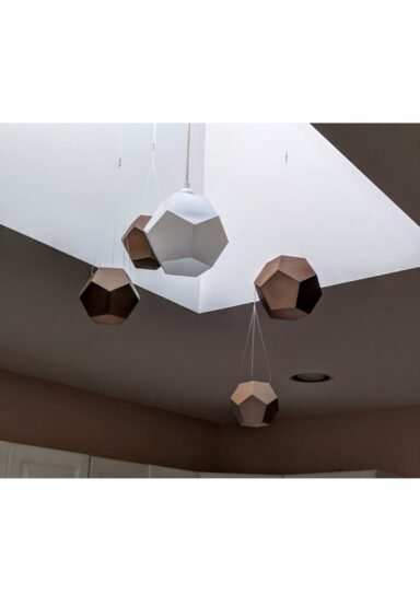 TRNORGN1-Origami Modern Sarkıt Avize (tek Top)