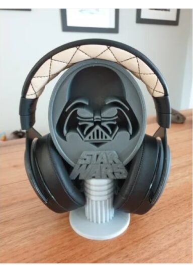 TRNSYCSJPH0S0413GG-Dekoratif Star Wars Darth Vader Masaüstü Kulaklık Standı Kulaklık Askısı