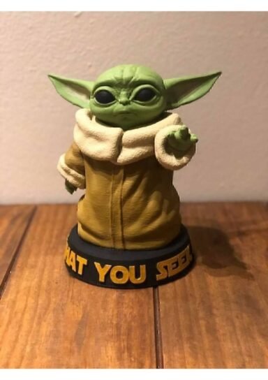 3DEkspresBabyYodaRenkli-Baby Yoda Figür 9cm