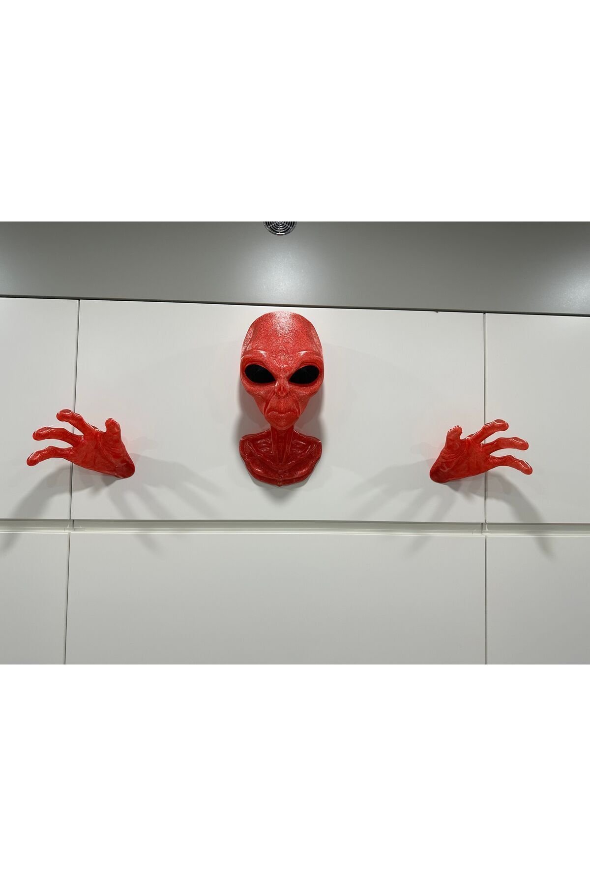 Bilgisayar Kulaklık Standı Alien Uzaylı Duvar Dekorasyonu - Görsel 3