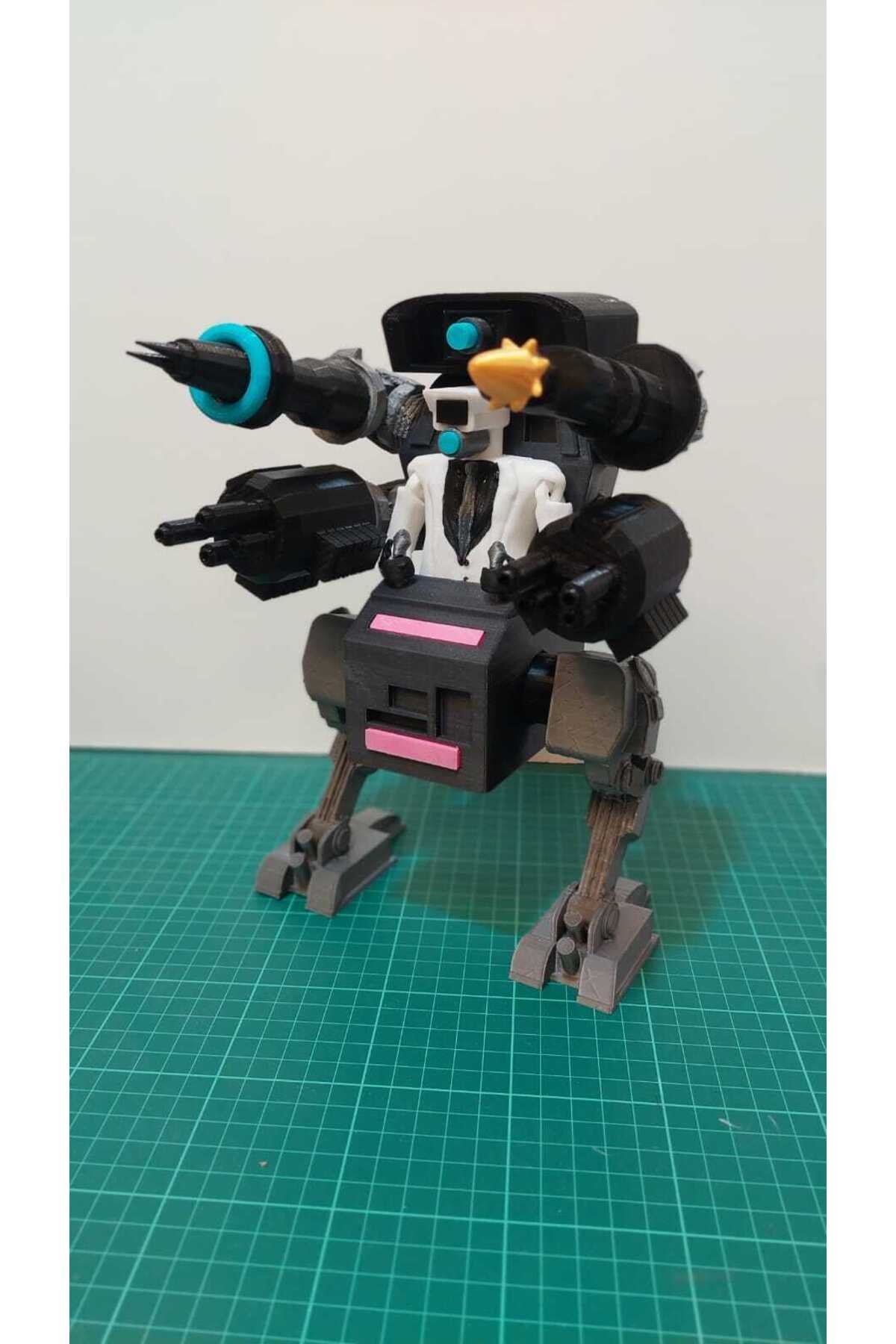 CNQRX381294281TR8-SKIBIDI TOILET - SIBILi TUVALET ANDROID CAMERAMAN ANDROID KAMERAMAN COSPLAY FiGÜR 18 CM