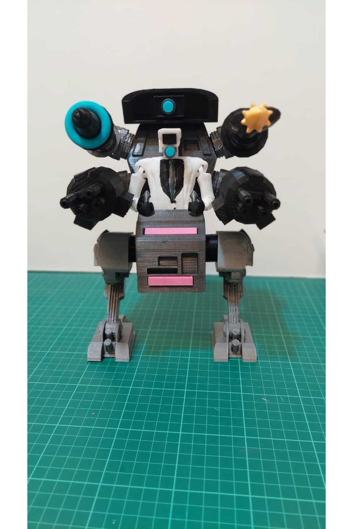 SKIBIDI TOILET - SIBILi TUVALET ANDROID CAMERAMAN ANDROID KAMERAMAN COSPLAY FiGÜR 18 CM - Görsel 2