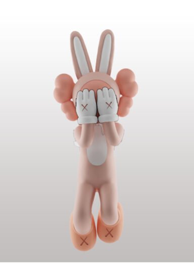 TNC3151KWSBN-Kaws Bunny Figür Character Figure Kaws Tavşan Boyalı Figür Büyük Boy 20CM