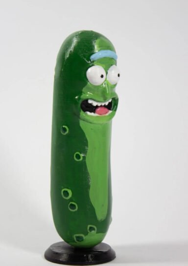 TYBGEXVSZH90Z4KR85-Turşu Rick Canavarı Hareketli Figür 20cm Pooppy Playtiime Yeşil