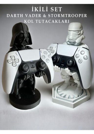 N3D00DSK195SYHBYZ-Star Wars Darth Vader & Stormtrooper 2'li Kol Tutacakları