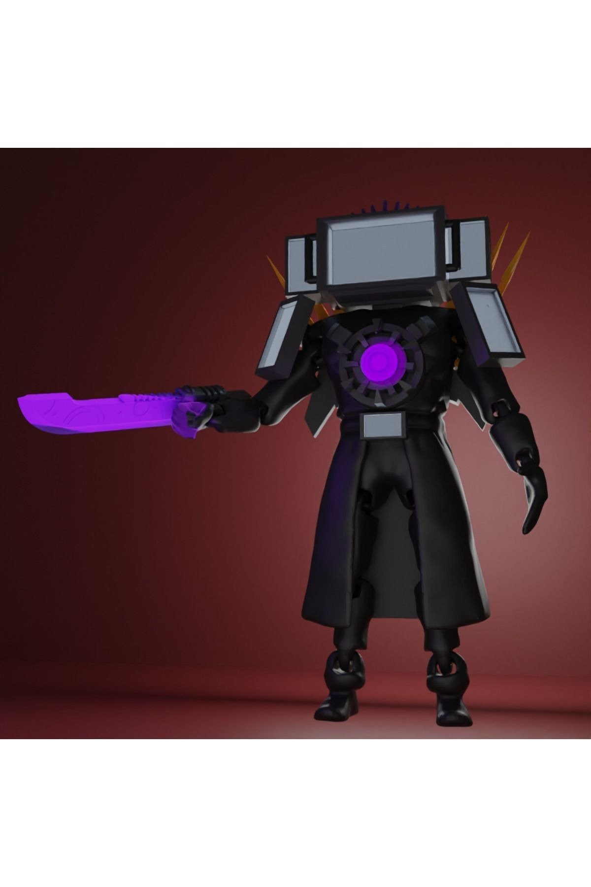 SKIBIDI TOILET MEGA TITAN TVMAN UPGRADED ŞİBİLİ TUVALET MEGA TİTAN YENİ VERSİYON 17CM - Görsel 2