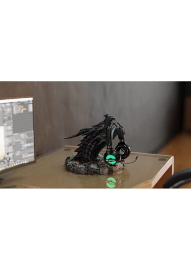 JSK8291HQJKP-Skyrim Alduın Headphone Holder | Skyrim Alduin Kulaklık Tutacağı