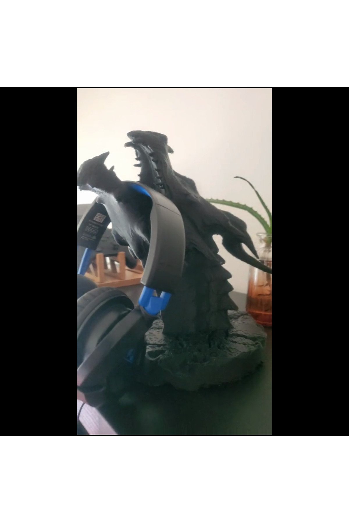 Skyrim Alduın Headphone Holder | Skyrim Alduin Kulaklık Tutacağı - Görsel 3