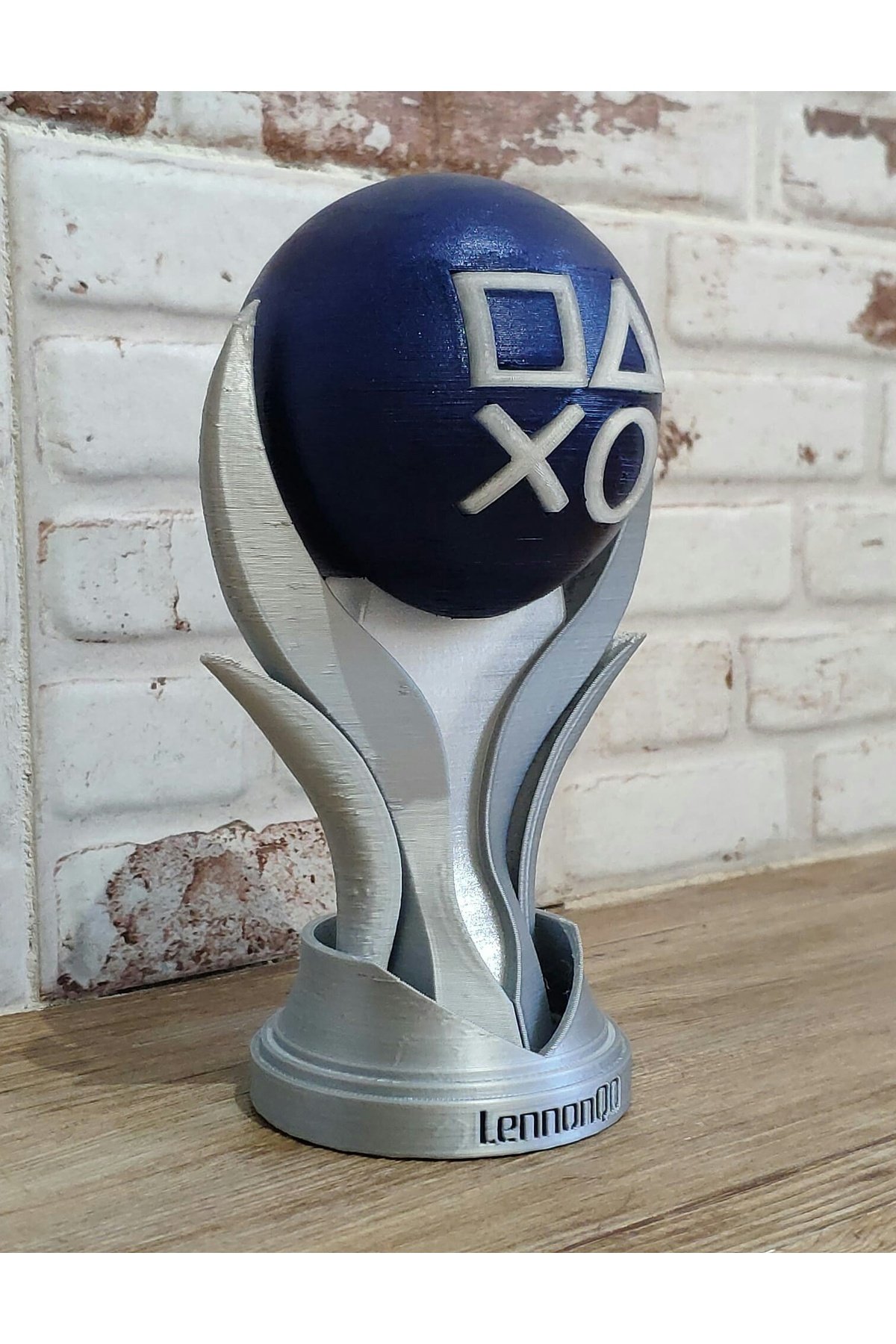 Playstation Platin Kupa Ödülü 20cm İsme Özel Playstation Platinum Trophy - Görsel 2