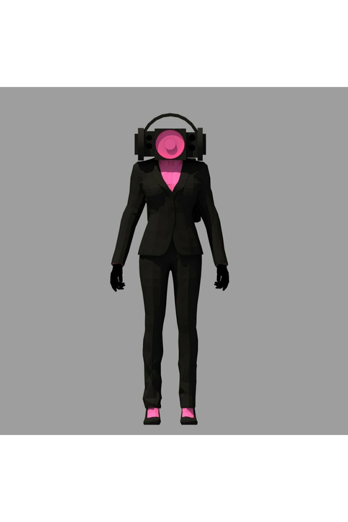 SKIBIDI TOILET SPEAKER WOMAN - SKIBIDI TUVALET KONUŞMACI KADIN - Görsel 2