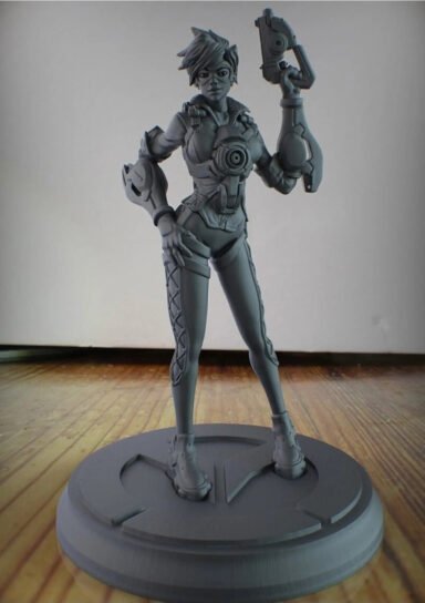 TYBBQ4AGU6YEC43Y68-Tracer Overwatch Character Figure | Tracer Overwatch Karakter Figür 15CM