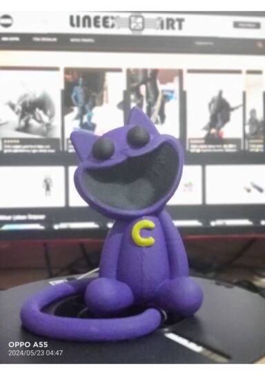 PSL7281JWMZN-Catnap Kedi Otu Şekeri Poppy Playtime Şeker Kamışı Figür 15 Cm