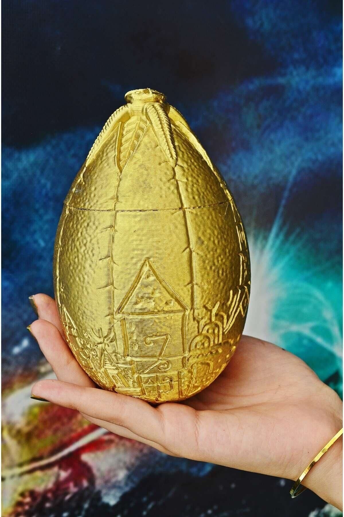 TYBL6JQKMT5F7VJ140-Harry Potter ve Ateş Kadehi Altın Yumurta Ejderha Yumurtası YENİ VERSİYON (GERÇEK BOY)