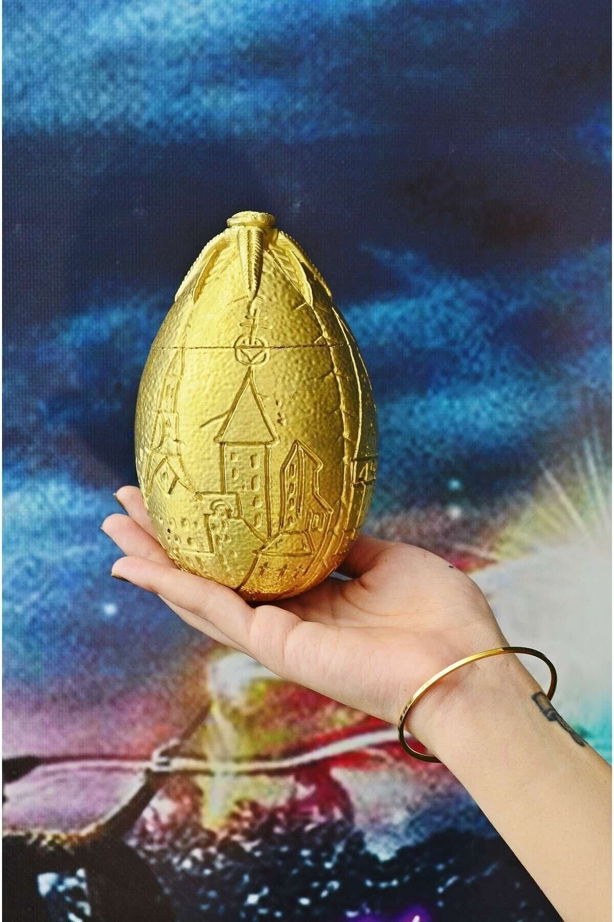 Harry Potter ve Ateş Kadehi Altın Yumurta Ejderha Yumurtası YENİ VERSİYON (GERÇEK BOY) - Görsel 2