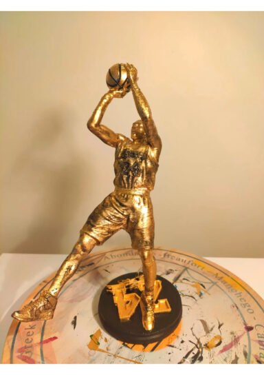 JSH8512KZMSK-Altın Kobe Bryant Figürü 18cm Golden Kobe Bryant