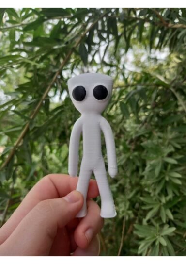 LZM8592HQZBS-Roblox Rainbow Friends Beyaz Karakter Figür