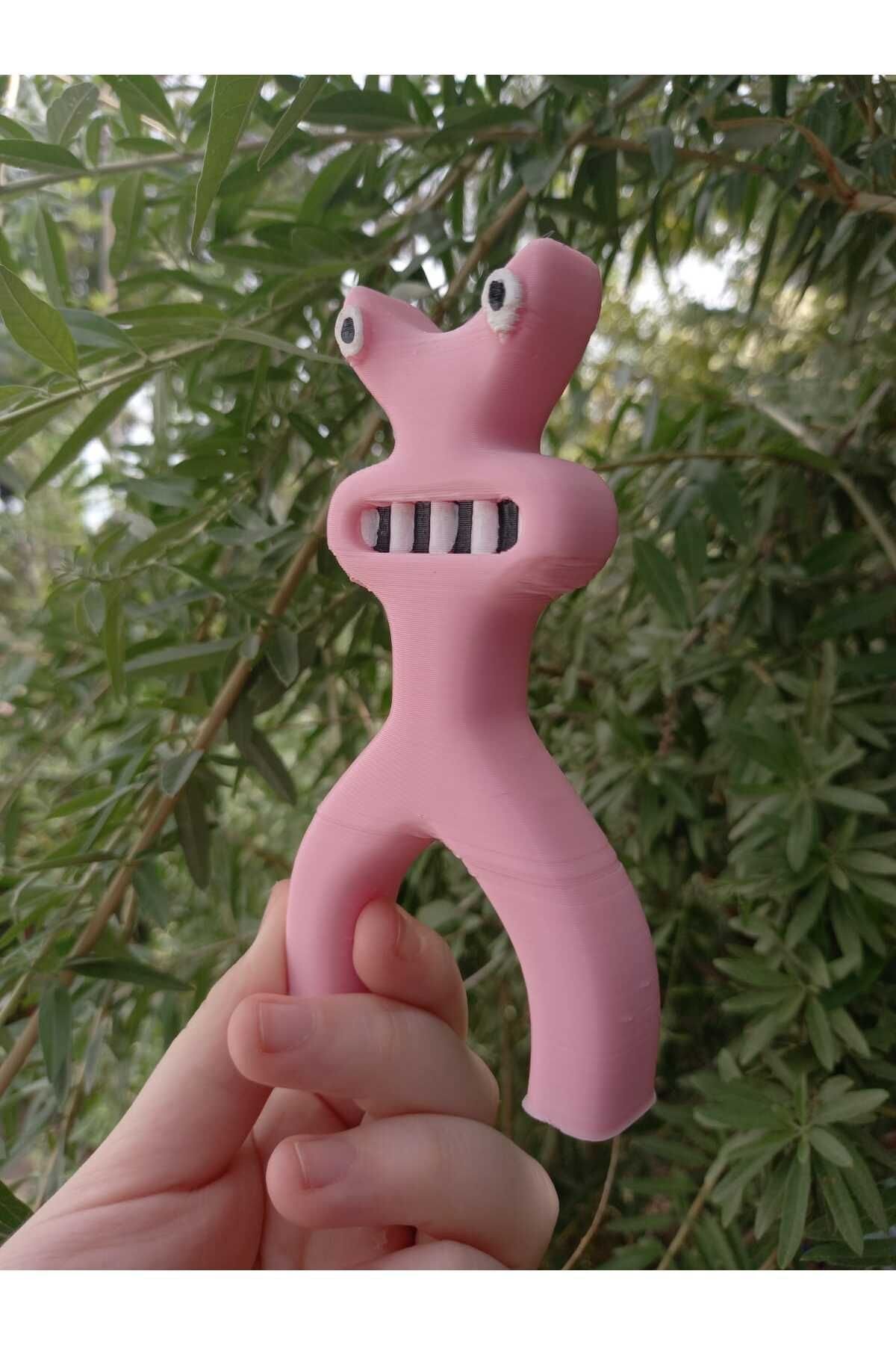 KZM9205KQLZN-Roblox Rainbow Friends Pembe Karakter Figür